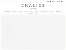 Tablet Screenshot of chalice.com.au